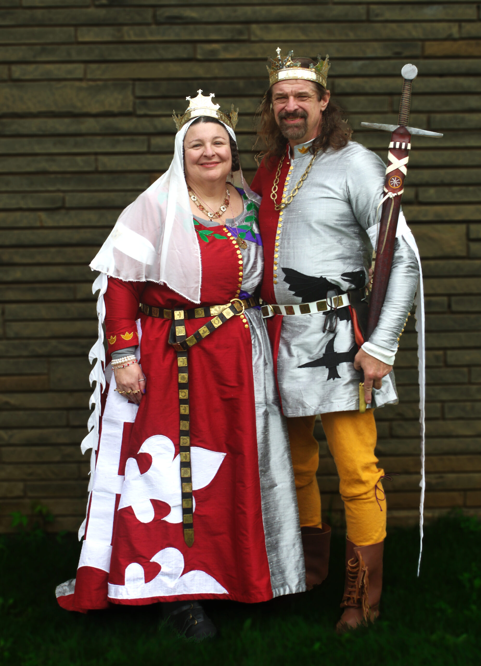 King Gareth Kincaid and Queen Juliana Delamere Photo by THL Elinor Walden